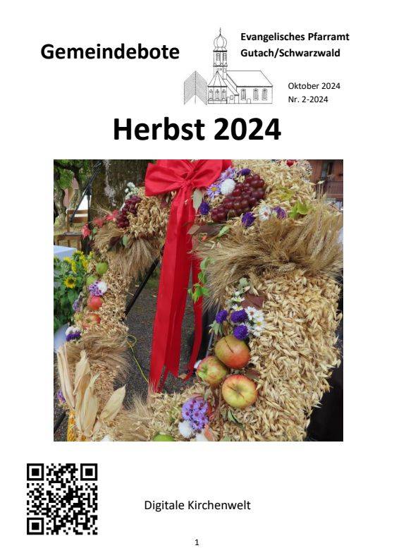 Titelbild Gemeindebote