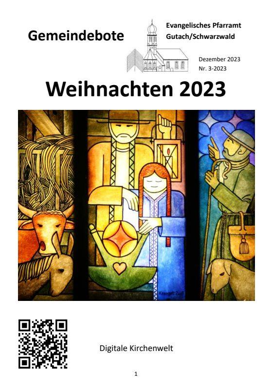 Titelbild Gemeindebote